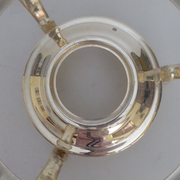 VINTAGE SHERIDAN SILVER CO. WARMING CHAFING DISH SILVER OVER COPPER 3 PIECE SET - Picture 7 of 16